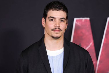 Aaron Dominguez 12 Şubat 2024 'te Westwood, Los Angeles, Kaliforniya' da Regency Village Theatre 'da düzenlenen Columbia Pictures' ın 