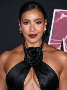 Julissa Bermudez, 12 Şubat 2024 'te Westwood, Los Angeles, Kaliforniya, ABD' deki Regency Village Theatre 'da düzenlenen Columbia Pictures' ın 'Madame Web' filminin dünya prömiyerine geldi..