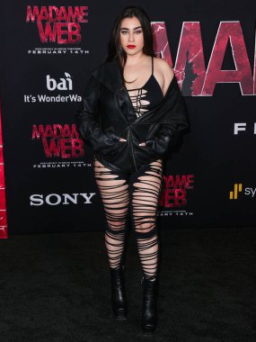 Lauren Jauregui, 12 Şubat 2024 'te Westwood, Los Angeles, Kaliforniya' da Regency Village Theatre 'da düzenlenen Columbia Pictures' ın 'Madame Web' in dünya prömiyerine geldi..