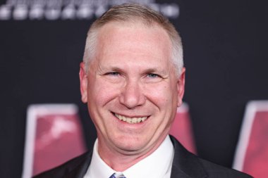 Matt Sazama, 12 Şubat 2024 'te Westwood, Los Angeles, Kaliforniya' da Regency Village Theatre 'da düzenlenen Columbia Pictures' ın 'Madame Web' filminin dünya prömiyerine geldi..