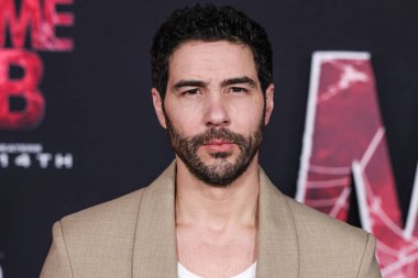Tahar Rahim, 12 Şubat 2024 'te Westwood, Los Angeles, Kaliforniya' da Regency Village Theatre 'da düzenlenen Columbia Pictures' ın 'Madame Web' filminin dünya prömiyerine geldi..
