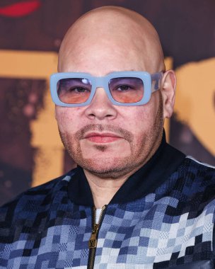 Fat Joe arrives at the Los Angeles Premiere Of Amazon MGM Studios' 'This Is Me...Now: A Love Story' held at the Dolby Theatre on February 13, 2024 in Hollywood, Los Angeles, California, United States. 