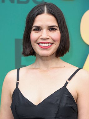 America Ferrera, 18 Şubat 2024 'te Santa Monica, Los Angeles, Kaliforniya, ABD' de düzenlenen Barker Hangarı 'nda düzenlenen 49..