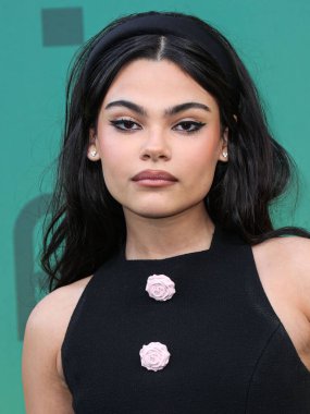 Ariana Greenblatt Balmain, Giuseppe Zanotti ayakkabıları ve Anita Ko mücevherleri 18 Şubat 2024 'te Santa Monica, Los Angeles, Kaliforniya, ABD' de düzenlenen 49..