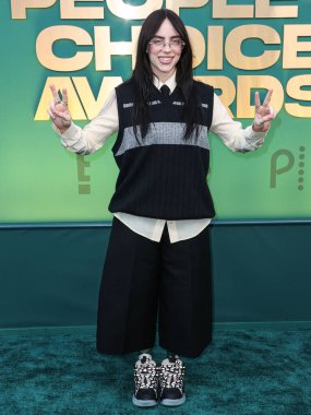 Billie Eilish, 18 Şubat 2024 'te Santa Monica, Los Angeles, Kaliforniya, ABD' de düzenlenen Barker Hangarı 'nda düzenlenen 49..