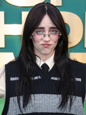 Billie Eilish, 18 Şubat 2024 'te Santa Monica, Los Angeles, Kaliforniya, ABD' de düzenlenen Barker Hangarı 'nda düzenlenen 49..