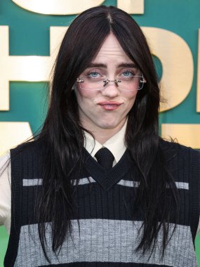 Billie Eilish, 18 Şubat 2024 'te Santa Monica, Los Angeles, Kaliforniya, ABD' de düzenlenen Barker Hangarı 'nda düzenlenen 49..