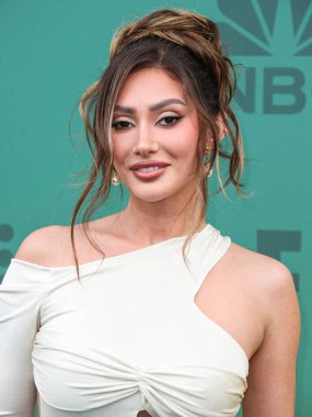 Francesca Farago, 18 Şubat 2024 'te Santa Monica, Los Angeles, Kaliforniya, ABD' de düzenlenen Barker Hangarı 'nda düzenlenen 49.. 