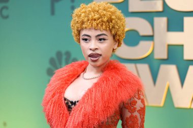 Dolce, Gabbana ve Levian mücevherleri giyen Ice Spice, 18 Şubat 2024 'te Santa Monica, Los Angeles, Kaliforniya, ABD' de düzenlenen 49. Geleneksel People 's Choice Ödülleri 2024' e ulaştı.. 