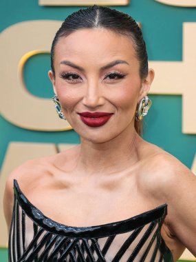 Jeannie Mai, 18 Şubat 2024 'te Santa Monica, Los Angeles, Kaliforniya, ABD' de düzenlenen Barker Hangarı 'nda düzenlenen 49..