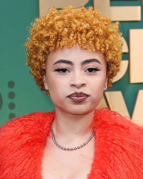 Dolce, Gabbana ve Levian mücevherleri giyen Ice Spice, 18 Şubat 2024 'te Santa Monica, Los Angeles, Kaliforniya, ABD' de düzenlenen 49. Geleneksel People 's Choice Ödülleri 2024' e ulaştı.. 