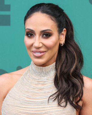 Melissa Gorga, 18 Şubat 2024 'te Santa Monica, Los Angeles, Kaliforniya' da düzenlenen The Barker Hangar 'da düzenlenen 49..
