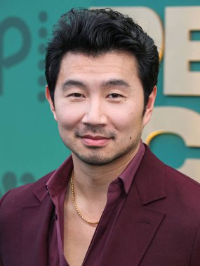 Fernando Jorge kolyesi takan Simu Liu, 18 Şubat 2024 'te Santa Monica, Los Angeles, Kaliforniya, ABD' de düzenlenen 49..