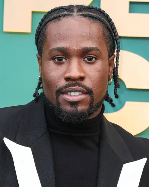 Shameik Moore, 18 Şubat 2024 'te Santa Monica, Los Angeles, Kaliforniya, ABD' de düzenlenen Barker Hangarı 'nda düzenlenen 49..