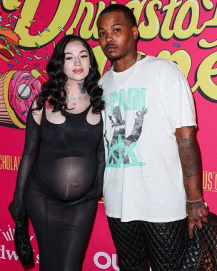 Bhad Bhabie (Danielle Peskowitz Bregoli) ve erkek arkadaşı Le Vaughn, Los Angeles Premiere Of Shout 'a geldiler! Stüdyolar, Her Şey Komedi ve Ütopya 'nın Haziran' ı 20 Şubat 2024 'te Hollywood, Los Angeles' taki TCL Çin 6 Tiyatrosu 'nda düzenlendi.