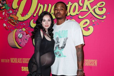 Bhad Bhabie (Danielle Peskowitz Bregoli) ve erkek arkadaşı Le Vaughn, Los Angeles Premiere Of Shout 'a geldiler! Stüdyolar, Her Şey Komedi ve Ütopya 'nın Haziran' ı 20 Şubat 2024 'te Hollywood, Los Angeles' taki TCL Çin 6 Tiyatrosu 'nda düzenlendi.