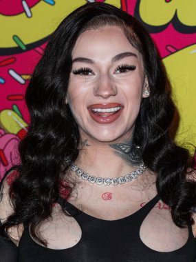 Bhad Bhabie (Danielle Peskowitz Bregoli) arrives at the Los Angeles Premiere Of Shout! Studios, All Things Comedy and Utopia's 'Drugstore June' held at the TCL Chinese 6 Theaters on February 20, 2024 in Hollywood, Los Angeles, California, USA