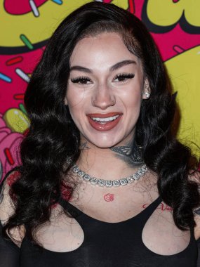 Bhad Bhabie (Danielle Peskowitz Bregoli) arrives at the Los Angeles Premiere Of Shout! Studios, All Things Comedy and Utopia's 'Drugstore June' held at the TCL Chinese 6 Theaters on February 20, 2024 in Hollywood, Los Angeles, California, USA
