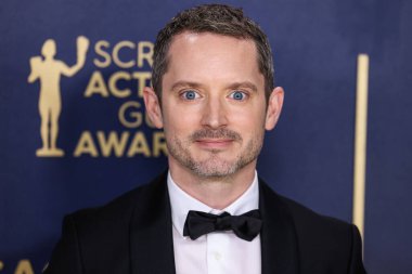 Elijah Wood, Shrine Konser Salonu ve Fuar Salonu 'nda düzenlenen 30. Yıllık Sinema Oyuncuları Birliği Ödülleri' ne 24 Şubat 2024 'te Los Angeles, Kaliforniya, ABD' de ulaştı..