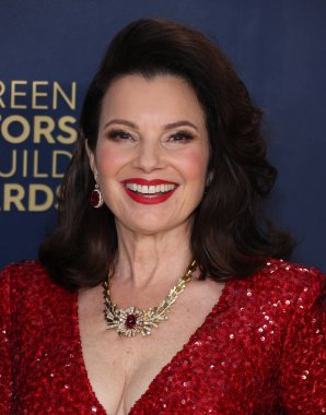 Fran Drescher, Shrine Konser Salonu ve Fuar Salonu 'nda düzenlenen 30. Yıllık Sinema Oyuncuları Loncası Ödülleri' ne 24 Şubat 2024 'te Los Angeles, Kaliforniya, ABD' de ulaştı.. 