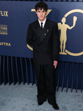 Ian Ousley, Shrine Konser Salonu ve Fuar Salonu 'nda düzenlenen 30. Yıllık Sinema Oyuncuları Loncası Ödülleri' ne 24 Şubat 2024 'te Los Angeles, Kaliforniya, ABD' de ulaştı.