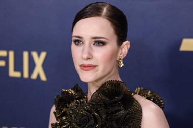 Tamara Ralph 'i giyen Rachel Brosnahan, 24 Şubat 2024' te ABD 'nin Kaliforniya eyaletinin Los Angeles kentinde düzenlenen Shrine Konser Salonu ve Fuar Salonu' nda düzenlenen 30.. 