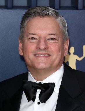 Ted Sarandos, Shrine Konser Salonu ve Fuar Salonu 'nda düzenlenen 30. Yıllık Sinema Oyuncuları Loncası Ödülleri' ne 24 Şubat 2024 'te Los Angeles, Kaliforniya, ABD' de geliyor..