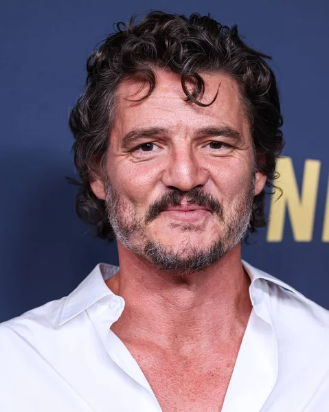 stock image Pedro Pascal, winner of the Outstanding Performance by a Male Actor in a Drama Series award for 'The Last of Us'  at the 30th Annual Screen Actors Guild Awards held at the Shrine Auditorium and Expo Hall on February 24, 2024,Los Angeles