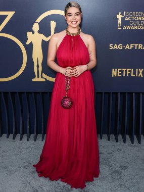 Auli Cravalho, 24 Şubat 2024 'te ABD' nin Kaliforniya eyaletinin Los Angeles kentindeki Shrine Oditoryumu ve Fuar Salonu 'nda düzenlenen 30..