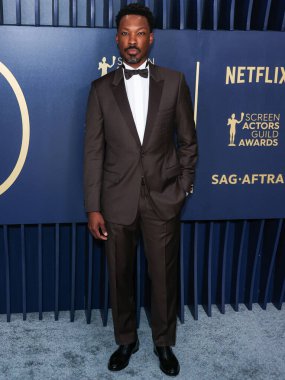 Özel giyinen Colman Domingo, 24 Şubat 2024 'te ABD' nin Kaliforniya eyaletinin Los Angeles kentindeki Shrine Auditorium ve Expo Hall 'da düzenlenen 30..