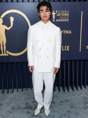 Dallas Liu, Shrine Konser Salonu ve Fuar Salonu 'nda 24 Şubat 2024' te düzenlenen 30. Yıllık Sinema Oyuncuları Loncası Ödülleri 'ne ulaştı..