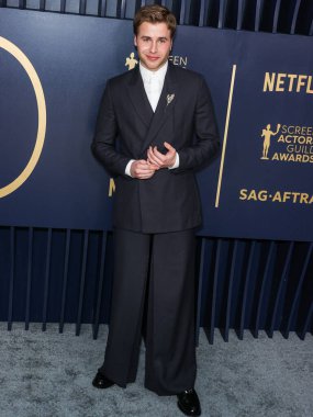 Ed McVey, Shrine Konser Salonu ve Fuar Salonu 'nda düzenlenen 30. Geleneksel Sinema Oyuncuları Loncası Ödülleri' ne 24 Şubat 2024 'te Los Angeles, Kaliforniya, ABD. 