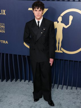 Ian Ousley, Shrine Konser Salonu ve Fuar Salonu 'nda düzenlenen 30. Yıllık Sinema Oyuncuları Loncası Ödülleri' ne 24 Şubat 2024 'te Los Angeles, Kaliforniya, ABD' de ulaştı..