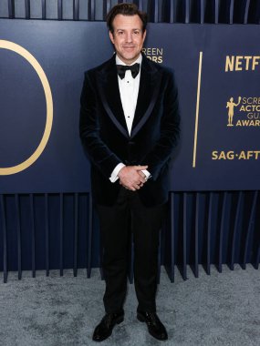 Jason Sudeikis, Shrine Konser Salonu ve Fuar Salonu 'nda düzenlenen 30. Yıllık Sinema Oyuncuları Loncası Ödülleri' ne 24 Şubat 2024 'te Los Angeles, Kaliforniya, ABD' de ulaştı..