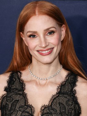 Jessica Chastain 'in özel Armani elbisesi ve DeBeers mücevherleri, 24 Şubat 2024' te Los Angeles, Kaliforniya, ABD 'deki Shrine Auditorium ve Expo Hall' da düzenlenen 30.. 