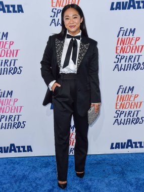 Stephanie Hsu, Santa Monica Plajı 'nda 25 Şubat 2024' te düzenlenen 2024 Bağımsız Film Ruhu Ödülleri 'ne (39. Yıllık Bağımsız Ruh Ödülleri) ulaşır..