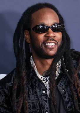 2 Chainz arrives at the Los Angeles Premiere Of STARZ' 'BMF' (Black Mafia Family) Season 3 held at the Hollywood Athletic Club on February 29, 2024 in Hollywood, Los Angeles, California, United States.