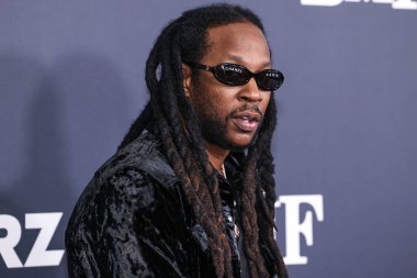 2 Chainz, Los Angeles 'taki STARZ' ın 'BMF' (Siyah Mafya Ailesi) galasına 29 Şubat 2024 'te Hollywood Atletizm Kulübü' nde düzenlenen 3..