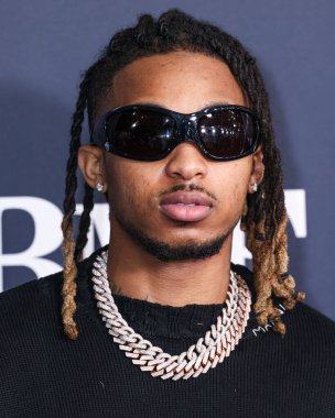 DDG, Los Angeles 'taki STARZ' ın 'BMF' (Siyah Mafya Ailesi) galasına 29 Şubat 2024 'te Hollywood Atletizm Kulübü' nde gerçekleştirildi..