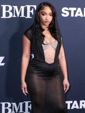 Kadianne Whyte, STARZ 'ın' BMF '(Siyah Mafya Ailesi) Los Angeles' taki galasına 29 Şubat 2024 'te Hollywood Atletizm Kulübü' nde gerçekleştirildi.. 