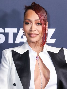 La Anthony, Los Angeles 'taki STARZ' ın 'BMF' (Siyah Mafya Ailesi) galasına 29 Şubat 2024 'te Hollywood Atletizm Kulübü' nde gerçekleştirildi.. 