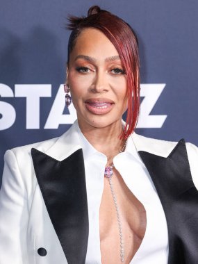 La Anthony, Los Angeles 'taki STARZ' ın 'BMF' (Siyah Mafya Ailesi) galasına 29 Şubat 2024 'te Hollywood Atletizm Kulübü' nde gerçekleştirildi.. 
