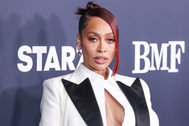 La Anthony, Los Angeles 'taki STARZ' ın 'BMF' (Siyah Mafya Ailesi) galasına 29 Şubat 2024 'te Hollywood Atletizm Kulübü' nde gerçekleştirildi.. 