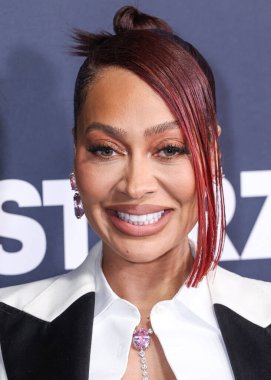 La Anthony, Los Angeles 'taki STARZ' ın 'BMF' (Siyah Mafya Ailesi) galasına 29 Şubat 2024 'te Hollywood Atletizm Kulübü' nde gerçekleştirildi.. 