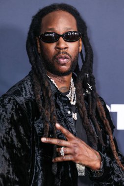 2 Chainz, Los Angeles 'taki STARZ' ın 'BMF' (Siyah Mafya Ailesi) galasına 29 Şubat 2024 'te Hollywood Atletizm Kulübü' nde düzenlenen 3..