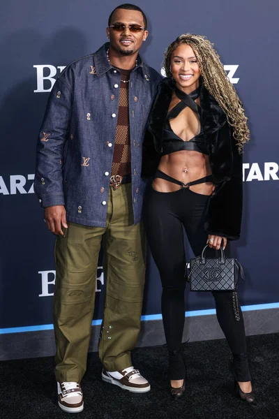 Deshaun Watson ve Jilly Anais, STARZ 'ın' BMF '(Siyah Mafya Ailesi) Los Angeles Premiere' ine 29 Şubat 2024 'te Hollywood Atletizm Kulübü' nde gerçekleştirildi..