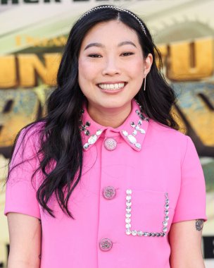 Awkwafina, 3 Mart 2024 'te Los Angeles, Kaliforniya, ABD' de bulunan AMC 'de düzenlenen Dreamworks Animasyon ve Universal Pictures' Kung Fu Panda 4 'ün dünya prömiyerine geldi.. 