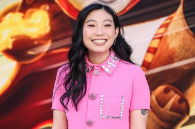 Awkwafina, 3 Mart 2024 'te Los Angeles, Kaliforniya, ABD' de bulunan AMC 'de düzenlenen Dreamworks Animasyon ve Universal Pictures' Kung Fu Panda 4 'ün dünya prömiyerine geldi.. 