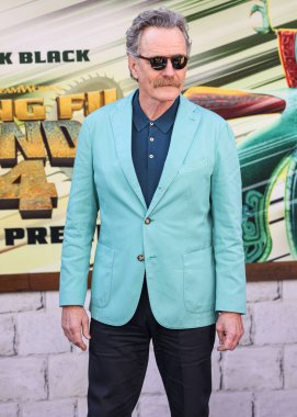 Bryan Cranston arrives at the World Premiere Of DreamWorks Animation And Universal Pictures' 'Kung Fu Panda 4' held at AMC The Grove 14 on March 3, 2024 in Los Angeles, California, United States.  clipart