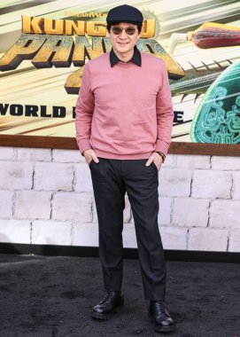 Ke Huy Quan, 3 Mart 2024 'te Amerika Birleşik Devletleri' nin Kaliforniya eyaletinin Los Angeles şehrinde düzenlenen AMC 'deki Dreamworks Animasyon ve Universal Pictures' Kung Fu Panda 4 'ün dünya prömiyerine geldi.. 